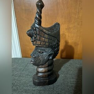 Hand carved African decor piece.